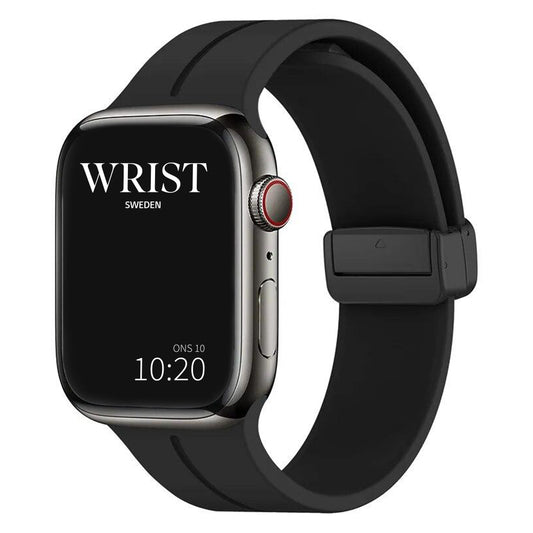 Silikon armband till apple watch av modellen nifty line on från wrist sweden