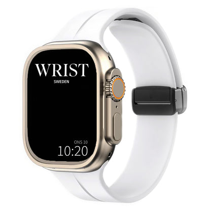 Apple Watch Nifty Line On Silikon Armband - Vit Wrist Sweden