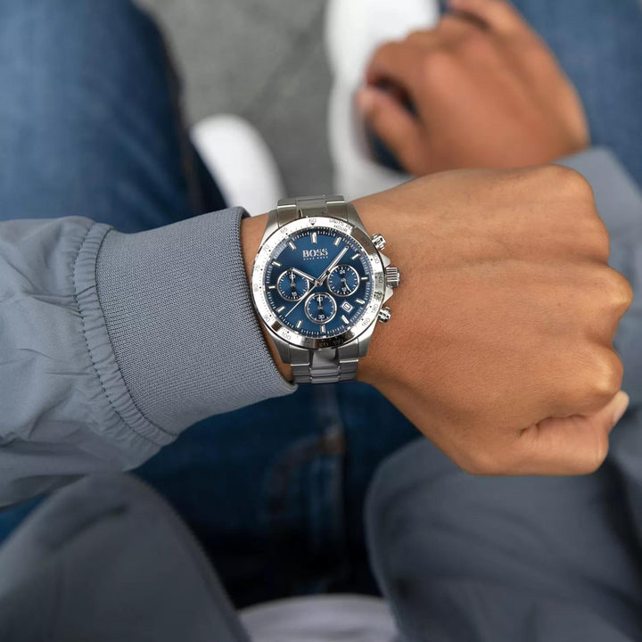 Produktbild av Hugo Boss 1513755, Hero herrklocka med 45 mm boett.