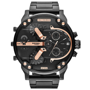 Diesel DZ7312 The Daddies Chronograph Four Time Zone Dial Men's Watch Diesel
