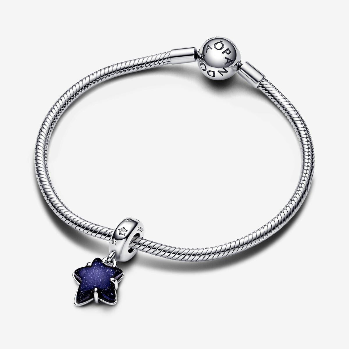Pandora Celestial Galaxy Star Murano Dangle Charm Pandora