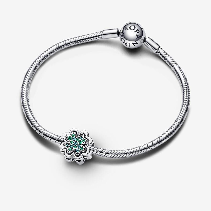 Pandora Splittable Four Leaf Clover Charm WRIST SWEDEN
