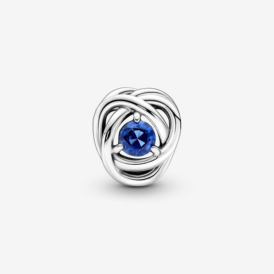 Pandora September Birthstone Eternity Circle Charm WRIST SWEDEN