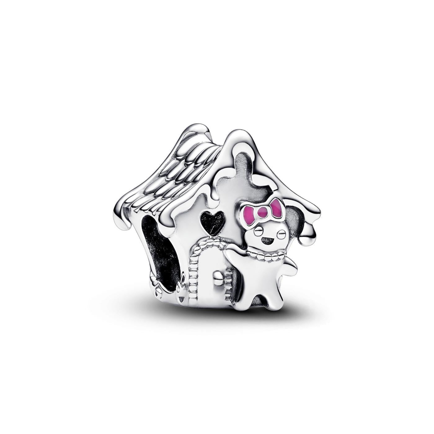 Pandora Gingerbread house sterling silver charm Pandora