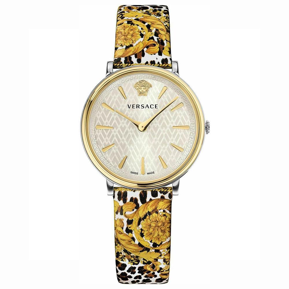Versace VBP120017 V-Circle Tribute Edition – vit damklocka WRIST SWEDEN
