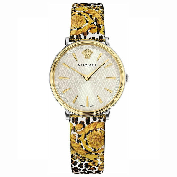 Versace VBP120017 V-Circle Tribute Edition – vit damklocka