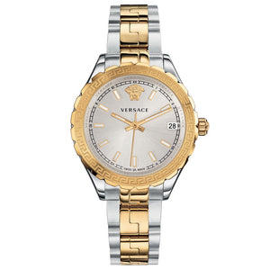 Versace V12030015 Hellenyium Quartz Silver Dial Ladies Watch Versace