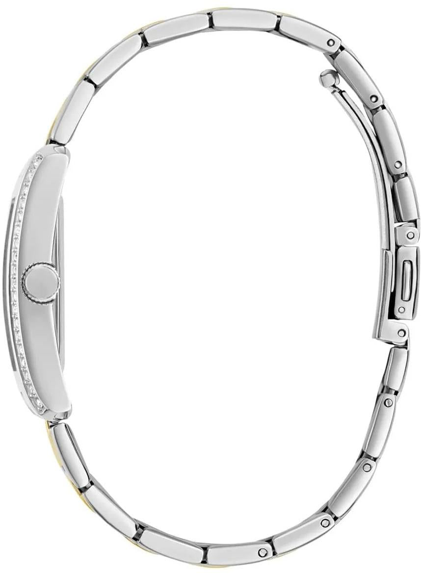 GUESS Ladies 2-Tone Silver Tone Analog Watch WRIST SWEDEN