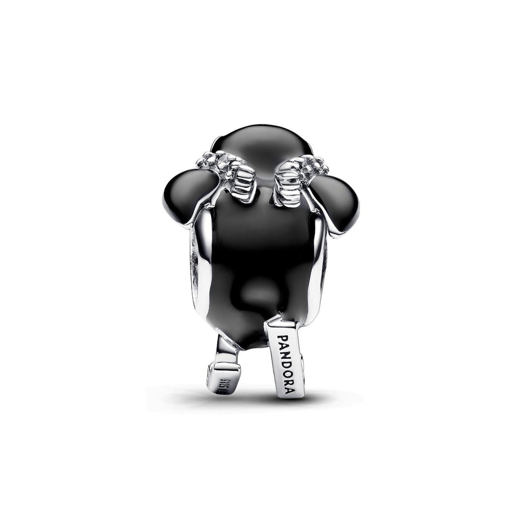 Pandora Skiing penguin sterling silver charm Pandora