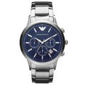 Emporio Armani AR2448 Silver Steel Chronograph Men's Watch Emporio Armani