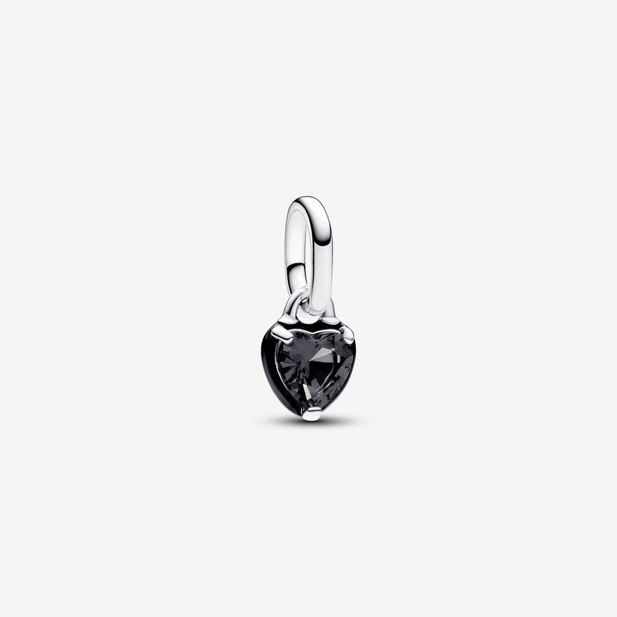 Pandora ME Black Chakra Heart Mini Dangle Charm WRIST SWEDEN