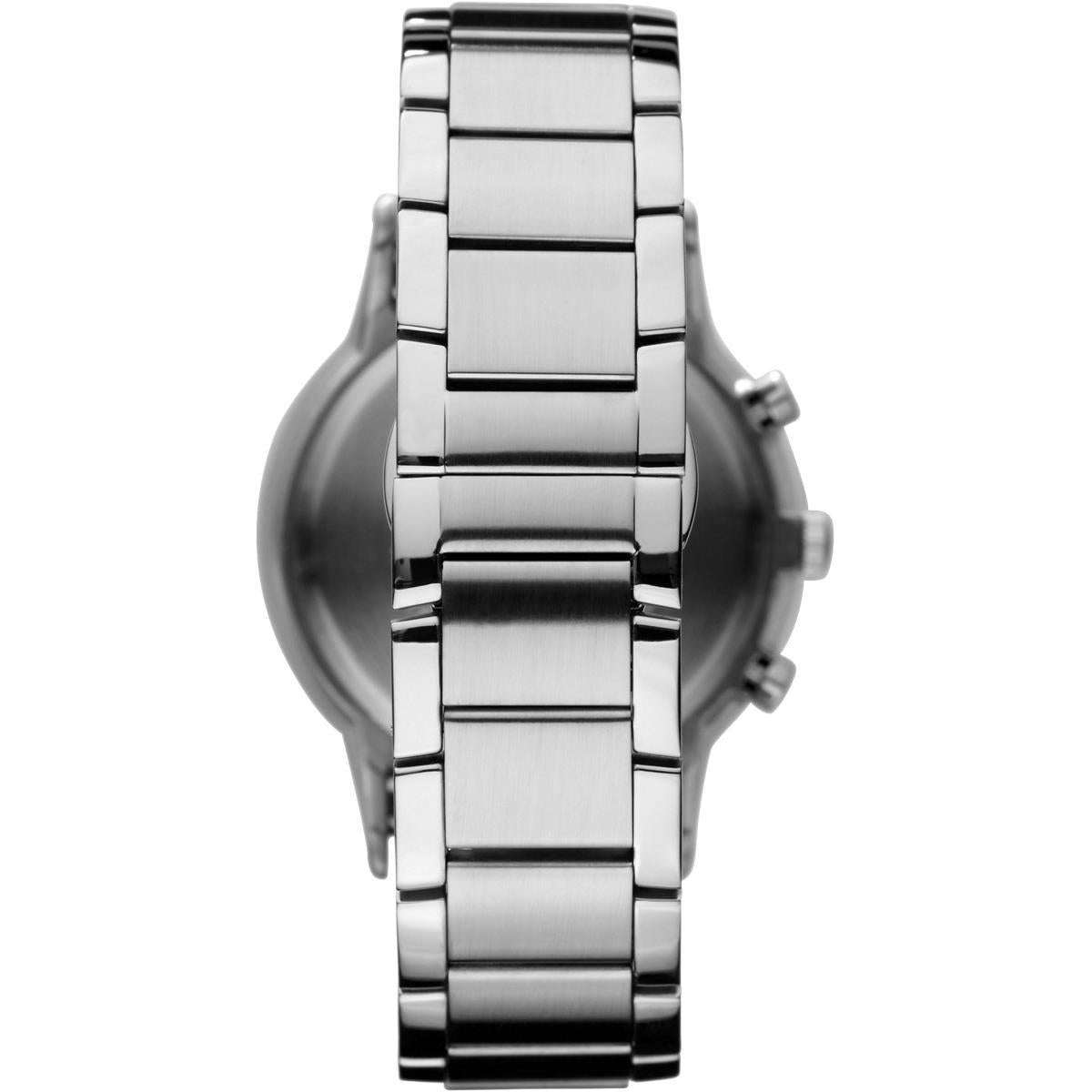 Emporio Armani AR2448 Silver Steel Chronograph Men's Watch Emporio Armani
