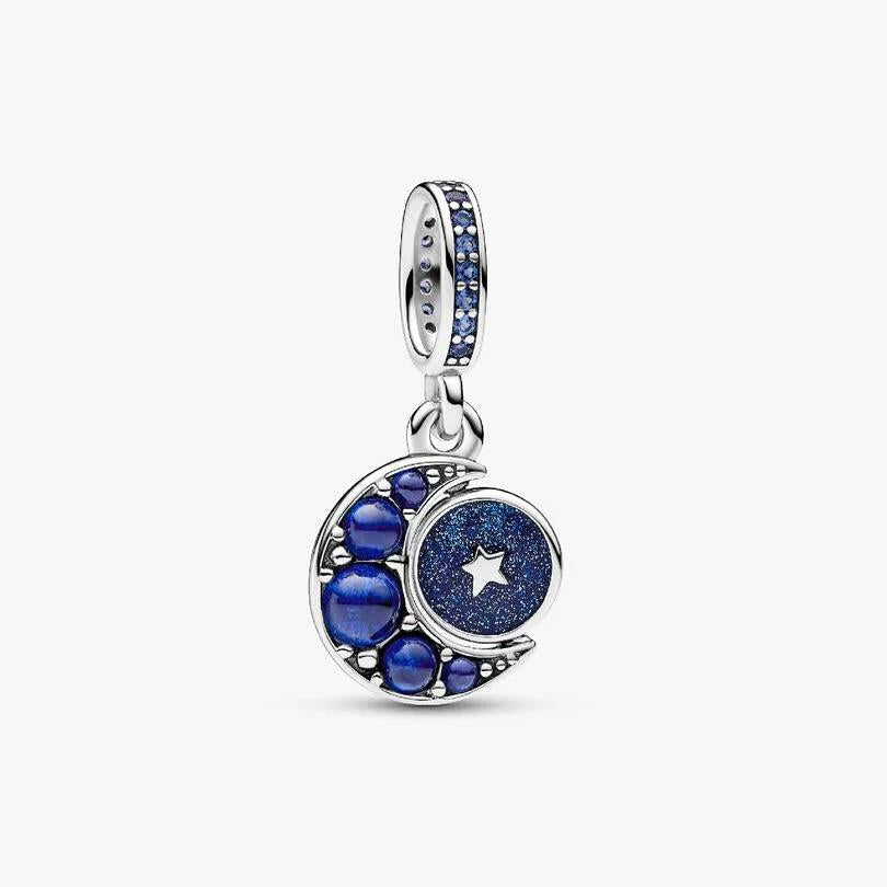 Sparkling Moon Spinning Dangling Charm WRIST SWEDEN