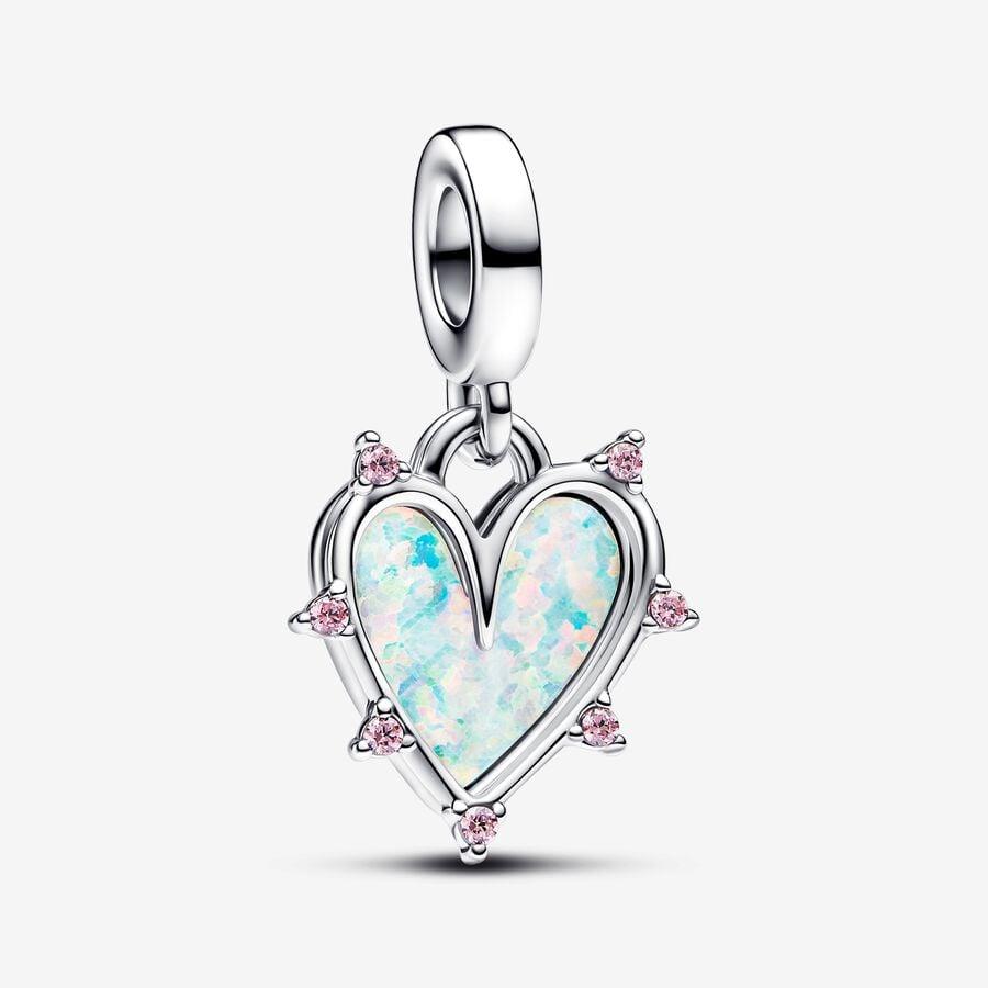 Pandora Friendship Opalescent Double Dangle Charm WRIST SWEDEN
