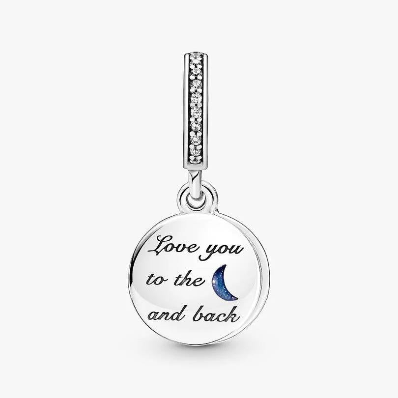 Tree, Galaxy and Moon Double Dangle Charm WRIST SWEDEN