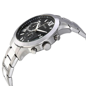 Guess W0668G3 Atlas 44mm Steel Bracelet & Case Quartz Black Dial Men's Watch Guess