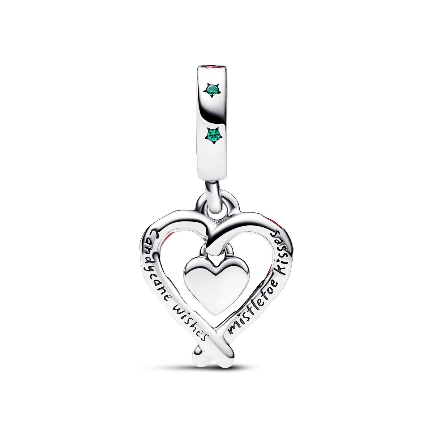 Pandora Candy Cane Sterling Silver Dangle Charm Pandora