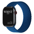 flätad sololoop i färgen blå till apple watch från wrist sweden