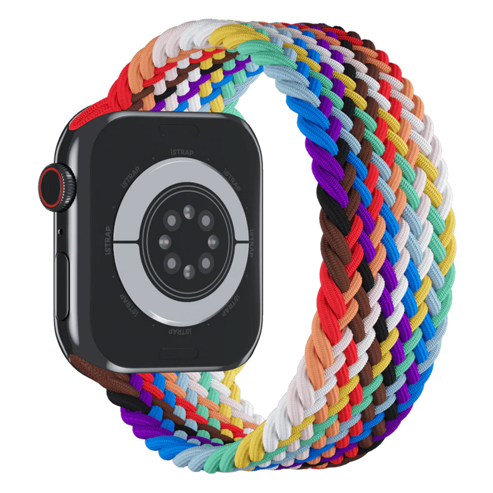 Armband Solo Loop till apple watch rainbow Pride edition från wrist sweden