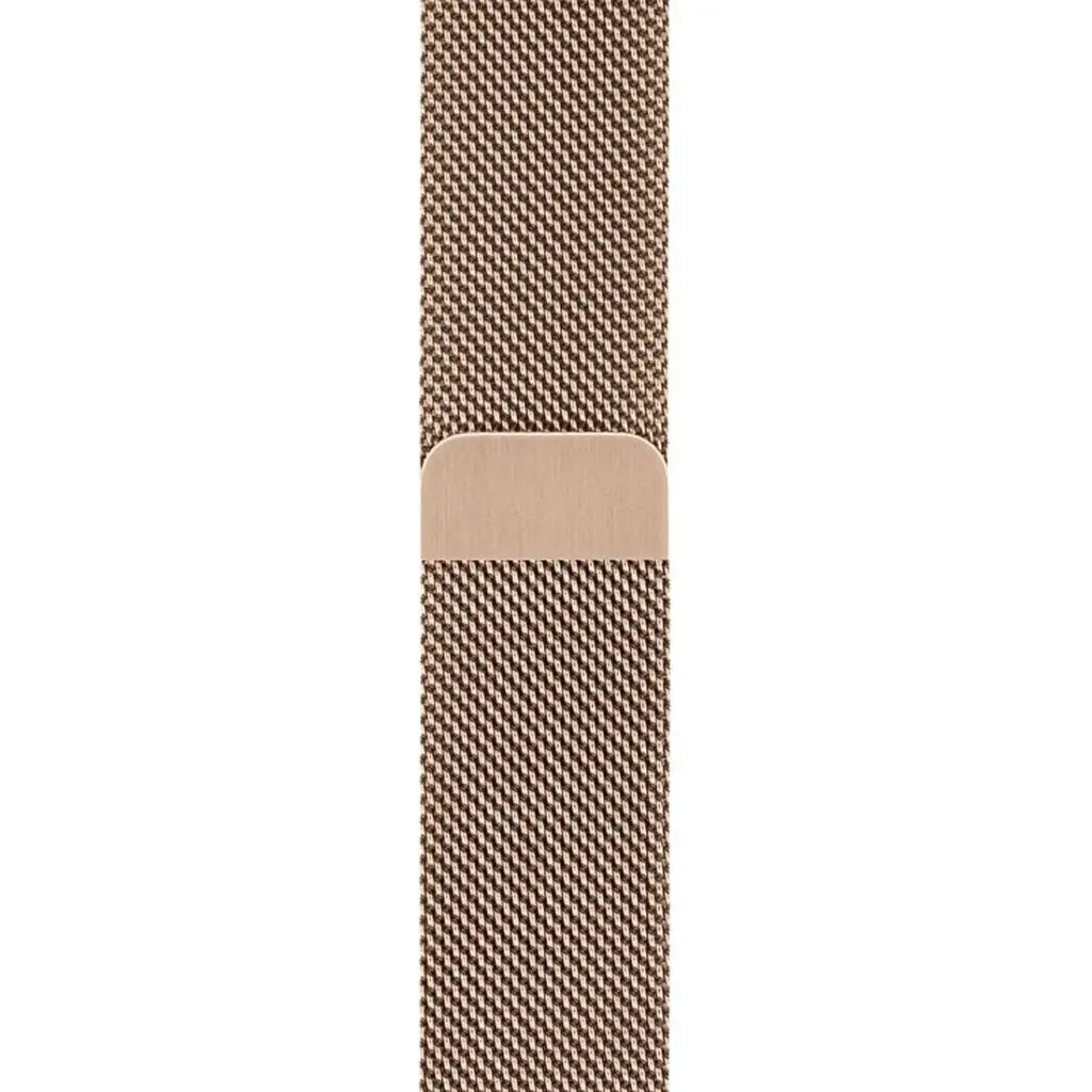 Apple Watch Milanesisk Loop Rostfritt Metallarmband - Guld Wrist Sweden