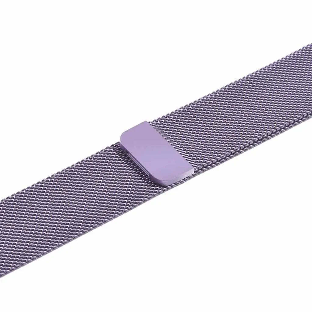 Apple Watch Milanesisk Loop Rostfritt Metallarmband -Lila Wrist Sweden