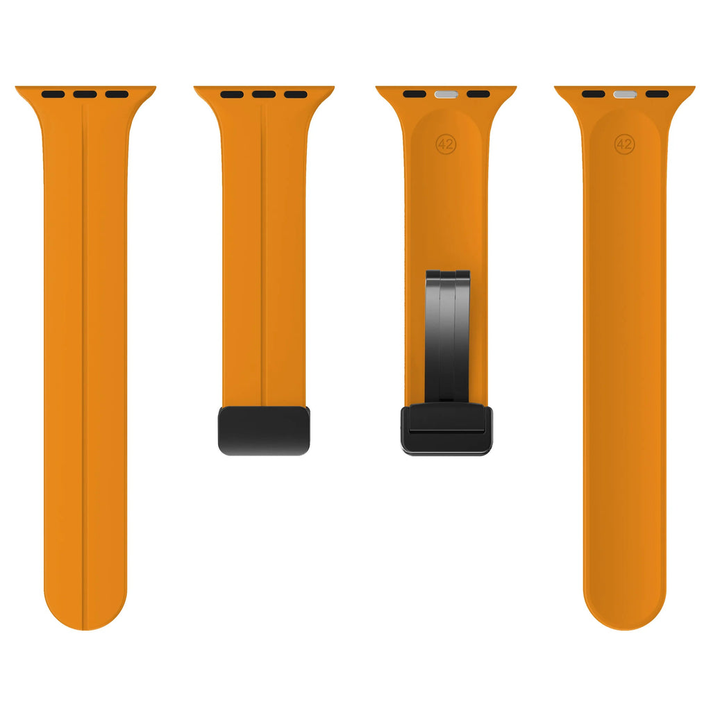 Apple Watch Nifty Line On Magnetiskt Spänne Silikon Armband - Apricot Wrist Sweden