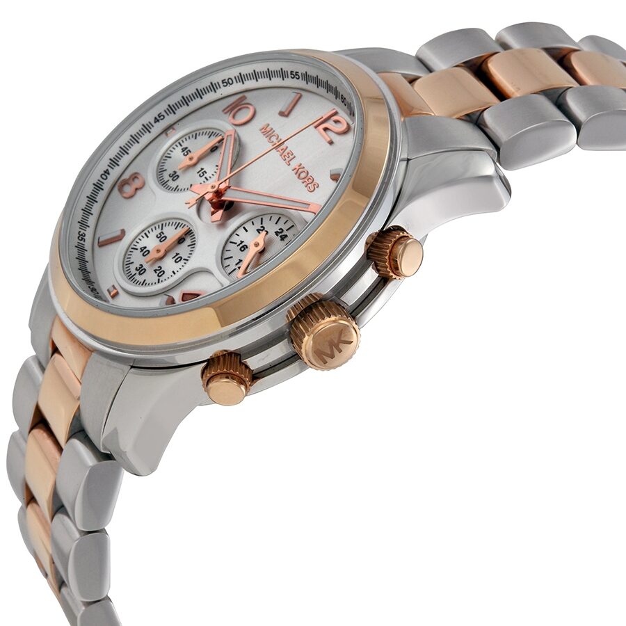 Michael Kors MK5315 - Runway Silver/Guld WRIST SWEDEN